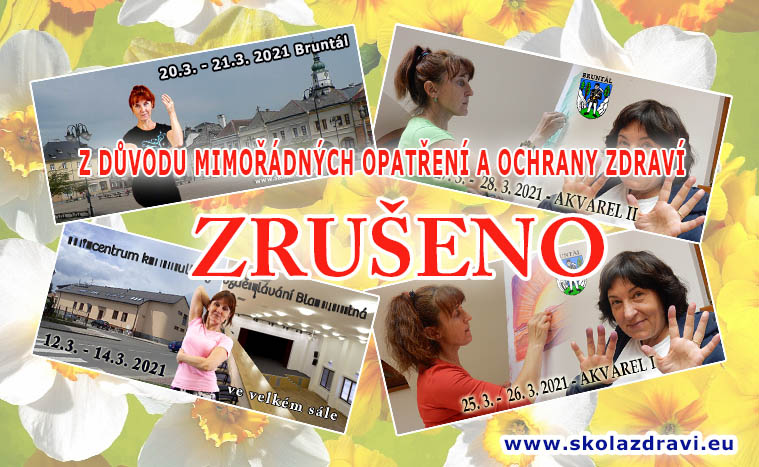 Jarní kurzy a masáže v březnu ZRUŠENY!
