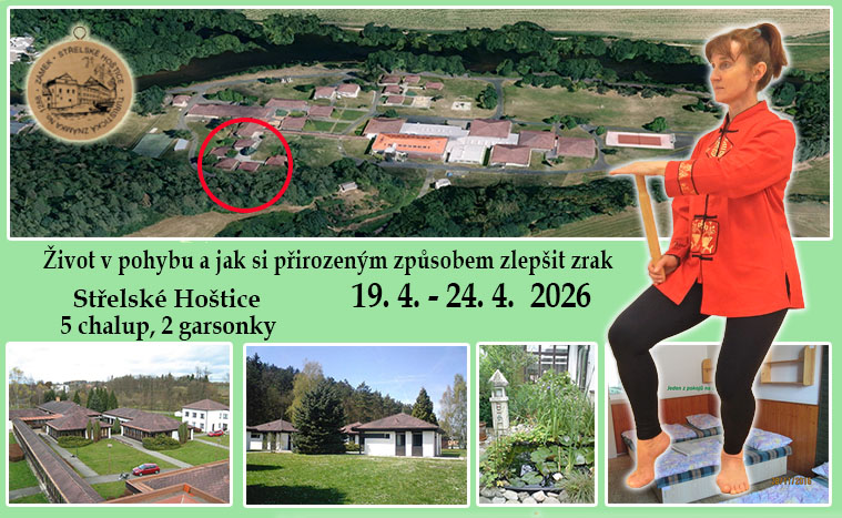 Život v pohybu a jak si přirozeným způsobem zlepšit zrak (+dárek) – Střelské Hoštice – duben